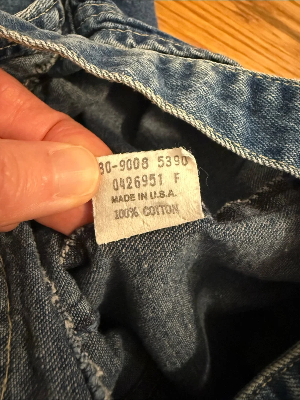 Vintage OshKosh B'gosh Baby Blue Denim Overall Bubble Romper Size 2T Made in USA
